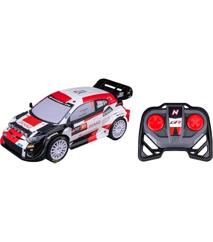 Amazon.com: Nikko RC 1:16th Rally Series Red Bull Racing RC Car